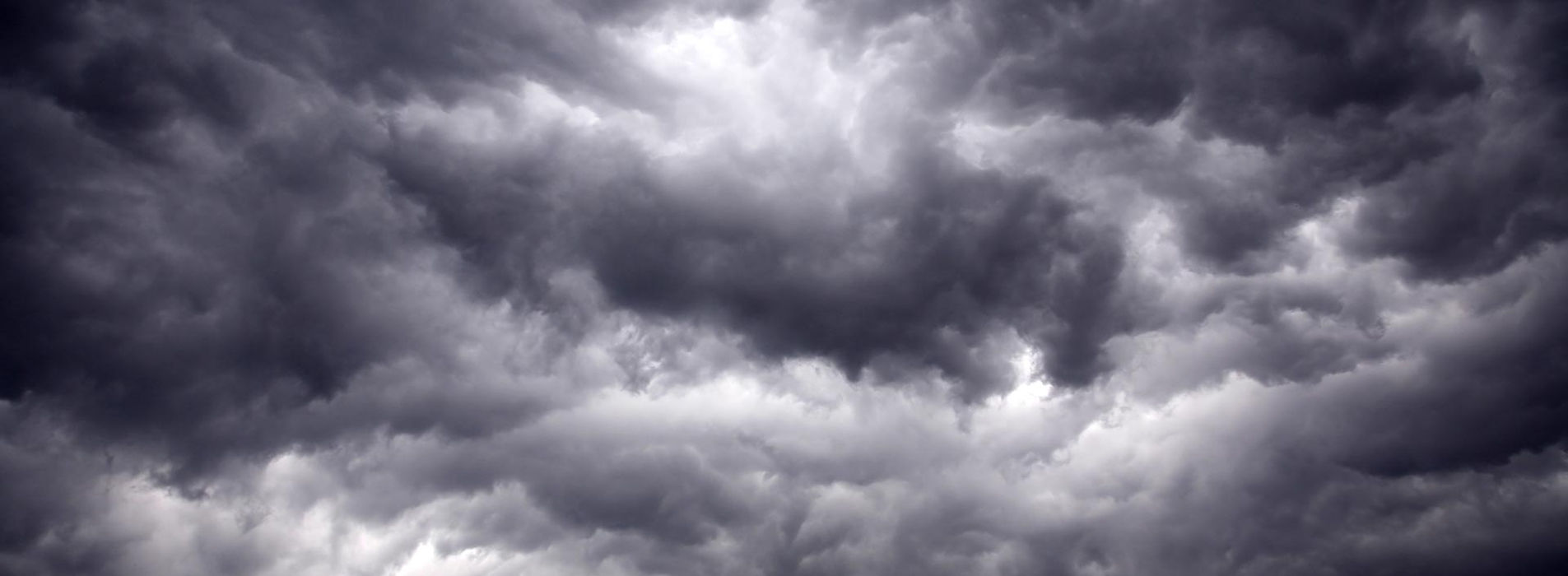 Storm clouds rolling over the horizon